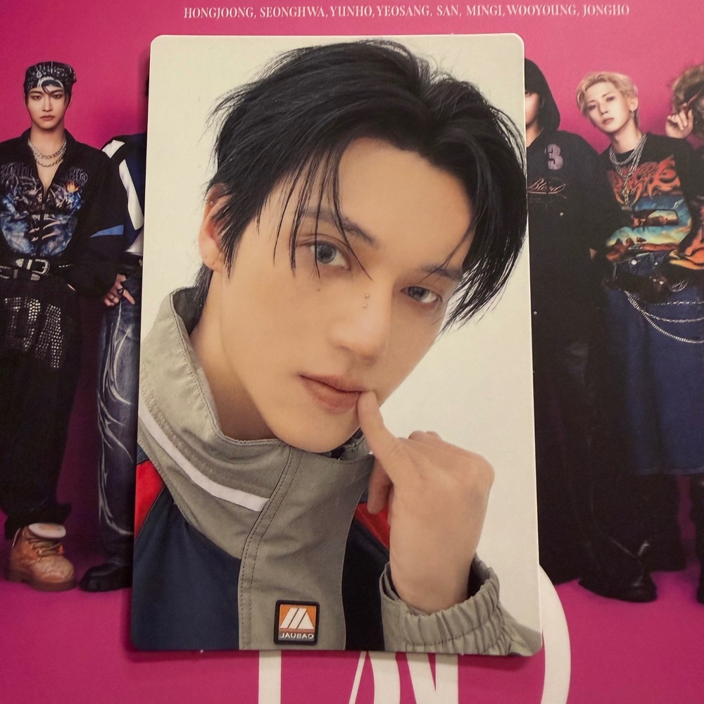 ATEEZ Wooyoung BAD Japanese Version Photocard